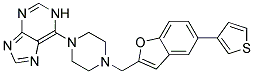 6-(4-([5-(3-THIENYL)-1-BENZOFURAN-2-YL]METHYL)PIPERAZIN-1-YL)-1H-PURINE