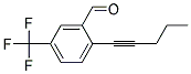 2-PENT-1-YNYL-5-TRIFLUOROMETHYL-BENZALDEHYDE Struktur