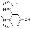 3,3-BIS-(1-METHYL-1H-IMIDAZOL-2-YL)-PROPIONIC ACID Struktur