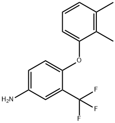 4-(2,3-DIMETHYLPHENOXY)-3-(TRIFLUOROMETHYL)ANILINE Struktur