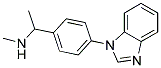 N-[1-[4-(1H-BENZIMIDAZOL-1-YL)PHENYL]ETHYL]-N-METHYLAMINE Struktur