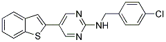 5-(1-BENZOTHIEN-2-YL)-N-(4-CHLOROBENZYL)PYRIMIDIN-2-AMINE Struktur