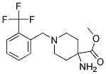 METHYL 4-AMINO-1-(2-(TRIFLUOROMETHYL)BENZYL)PIPERIDINE-4-CARBOXYLATE Struktur