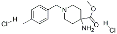 METHYL 4-AMINO-1-(4-METHYLBENZYL)PIPERIDINE-4-CARBOXYLATE DIHYDROCHLORIDE Struktur