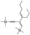 (3Z,4E)-4-PROPYL-1-TRIMETHYLSILANYL-3-TRIMETHYLSILANYLMETHYLENE-OCT-4-EN-1-YNE Struktur