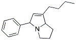 7-BUTYL-5-PHENYL-2,3,5,7A-TETRAHYDRO-1H-PYRROLIZINE Struktur