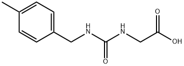 ([[(4-METHYLBENZYL)AMINO]CARBONYL]AMINO)ACETIC ACID Struktur