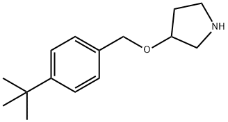 3-([4-(TERT-BUTYL)BENZYL]OXY)PYRROLIDINE Struktur