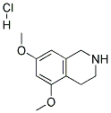 5,7-DIMETHOXY-1,2,3,4-TETRAHYDROISOQUINOLINE HYDROCHLORIDE Struktur