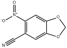 6-硝基苯并[D][1,3]二氧戊環(huán)-5-甲腈, 52805-38-6, 結(jié)構(gòu)式