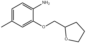 4-METHYL-2-(TETRAHYDRO-2-FURANYLMETHOXY)ANILINE Struktur