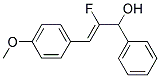 (Z)-2-FLUORO-3-(4-METHOXYPHENYL)-1-PHENYLPROP-2-EN-1-OL Struktur