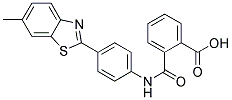 N-[4-(6-METHYL-BENZOTHIAZOL-2-YL)-PHENYL]-PHTHALAMIC ACID Struktur