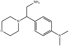 [4-(2-AMINO-1-MORPHOLIN-4-YL-ETHYL)-PHENYL]-DIMETHYL-AMINE Struktur