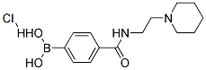 4-(2-(PIPERIDIN-1-YL)ETHYLCARBAMOYL)PHENYLBORONIC ACID, HCL Struktur