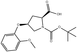 (2S,4S)-1-(TERT-BUTOXYCARBONYL)-4-(2-METHOXY-PHENOXY)-2-PYRROLIDINECARBOXYLIC ACID price.