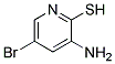 3-AMINO-5-BROMO-PYRIDINE-2-THIOL Struktur