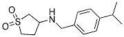 N-(4-ISOPROPYLBENZYL)TETRAHYDROTHIOPHEN-3-AMINE 1,1-DIOXIDE Struktur