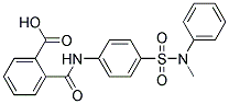 N-[4-(METHYL-PHENYL-SULFAMOYL)-PHENYL]-PHTHALAMIC ACID Struktur