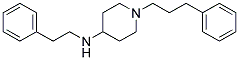 N-(2-PHENYLETHYL)-1-(3-PHENYLPROPYL)PIPERIDIN-4-AMINE Struktur