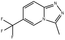 3-METHYL-6-(TRIFLUOROMETHYL)[1,2,4]TRIAZOLO[4,3-A]PYRIDINE Struktur