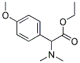 DIMETHYLAMINO-(4-METHOXY-PHENYL)-ACETIC ACID ETHYL ESTER Struktur