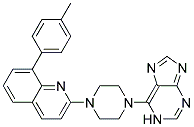 8-(4-METHYLPHENYL)-2-[4-(1H-PURIN-6-YL)PIPERAZIN-1-YL]QUINOLINE