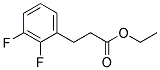 3-(2,3-DIFLUORO-PHENYL)-PROPIONIC ACID ETHYL ESTER Struktur