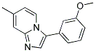 3-(3-METHOXY-PHENYL)-7-METHYL-IMIDAZO[1,2-A]PYRIDINE Struktur