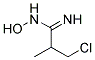 3-CHLORO-N-HYDROXY-2-METHYL-PROPIONAMIDINE Struktur