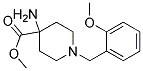 METHYL 4-AMINO-1-(2-METHOXYBENZYL)PIPERIDINE-4-CARBOXYLATE Struktur