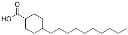 4-N-DECYLCYCLOHEXANECARBOXYLIC ACID Struktur