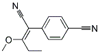 4-((Z)-1-CYANO-2-METHOXY-BUT-1-ENYL)-BENZONITRILE Struktur