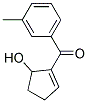 (5-HYDROXY-CYCLOPENT-1-ENYL)-M-TOLYL-METHANONE Struktur