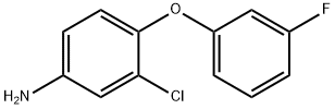 3-CHLORO-4-(3-FLUOROPHENOXY)ANILINE Struktur