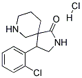 4-(2-CHLOROPHENYL)-2,7-DIAZASPIRO[4.5]DECAN-1-ONE HYDROCHLORIDE Struktur