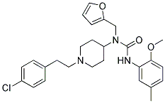 N-(1-[2-(4-CHLOROPHENYL)ETHYL]PIPERIDIN-4-YL)-N-(2-FURYLMETHYL)-N'-(2-METHOXY-5-METHYLPHENYL)UREA