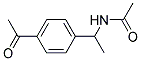 N-[1-(4-ACETYL-PHENYL)-ETHYL]-ACETAMIDE Struktur