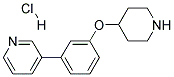 3-[3-(PIPERIDIN-4-YLOXY)PHENYL]PYRIDINE HYDROCHLORIDE Struktur