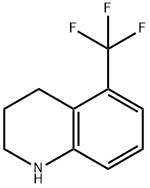 5-TRIFLUOROMETHYL-1,2,3,4-TETRAHYDRO-QUINOLINE HYDROCHLORIDE Struktur