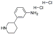 3-(PIPERIDIN-3-YL)ANILINE DIHYDROCHLORIDE Struktur