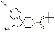 TERT-BUTYL 3-AMINO-5-CYANO-2,3-DIHYDROSPIRO[INDENE-1,4'-PIPERIDINE]-1'-CARBOXYLATE Struktur