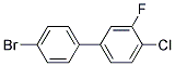 4-BROMO-4'-CHLORO-3'-FLUOROBIPHENYL Struktur