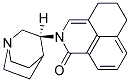 (S)-2-(1-AZA-BICYCLO[2.2.2]OCT-3-YL)-2,4,5,6-TETRAHYDRO-BENZO[DE]ISOQUINOLIN-1-ONE Struktur