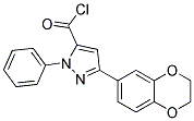 5-(2,3-DIHYDRO-BENZO[1,4]DIOXIN-6-YL)-2-PHENYL-2H-PYRAZOLE-3-CARBONYL CHLORIDE Struktur