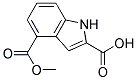 4-METHOXYCARBONYLINDOLE-2-CARBOXYLIC ACID Struktur