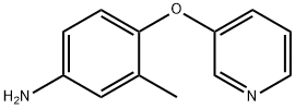 3-METHYL-4-(3-PYRIDINYLOXY)ANILINE Struktur