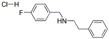 N-(4-FLUOROBENZYL)-N-PHENETHYLAMINE HYDROCHLORIDE Struktur