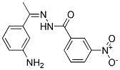 3-NITRO-BENZOIC ACID [1-(3-AMINO-PHENYL)-ETHYLIDENE]-HYDRAZIDE Struktur