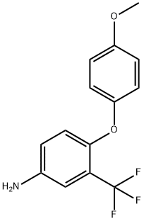 4-(4-METHOXYPHENOXY)-3-(TRIFLUOROMETHYL)ANILINE Struktur